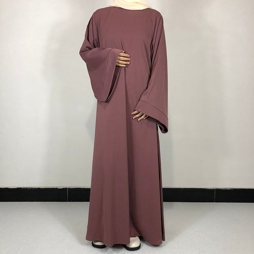 15 Colors Basic Plain Nida Abaya With Free Belt High Quality Muslim