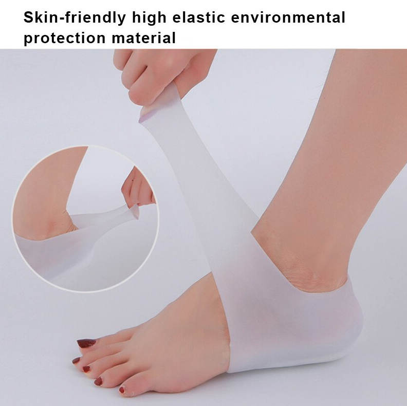 Concealed Footbed Enhancers Invisible Height Increase Silicone Insoles