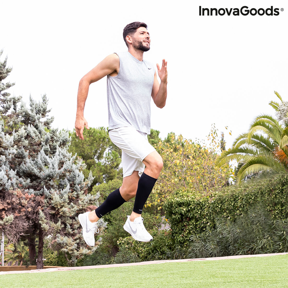Sports Compression Calf Sleeves Slexxers InnovaGoods 2 Units