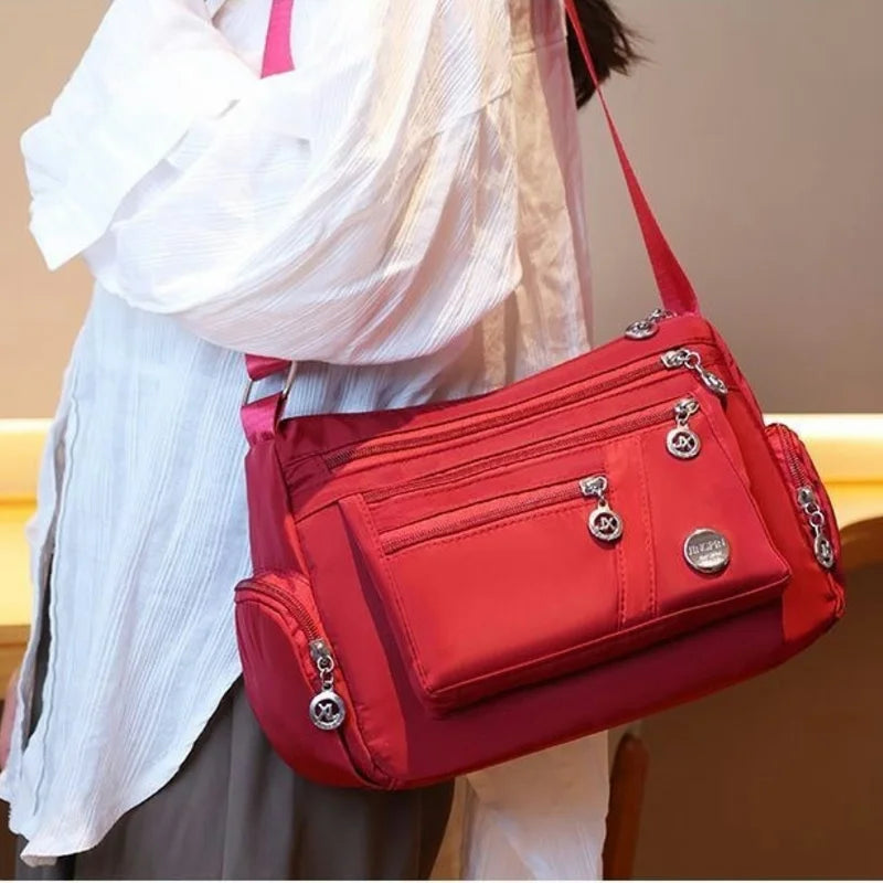 Women Nylon Waterproof Bag Messenger Bags For Lady Crossbody Large