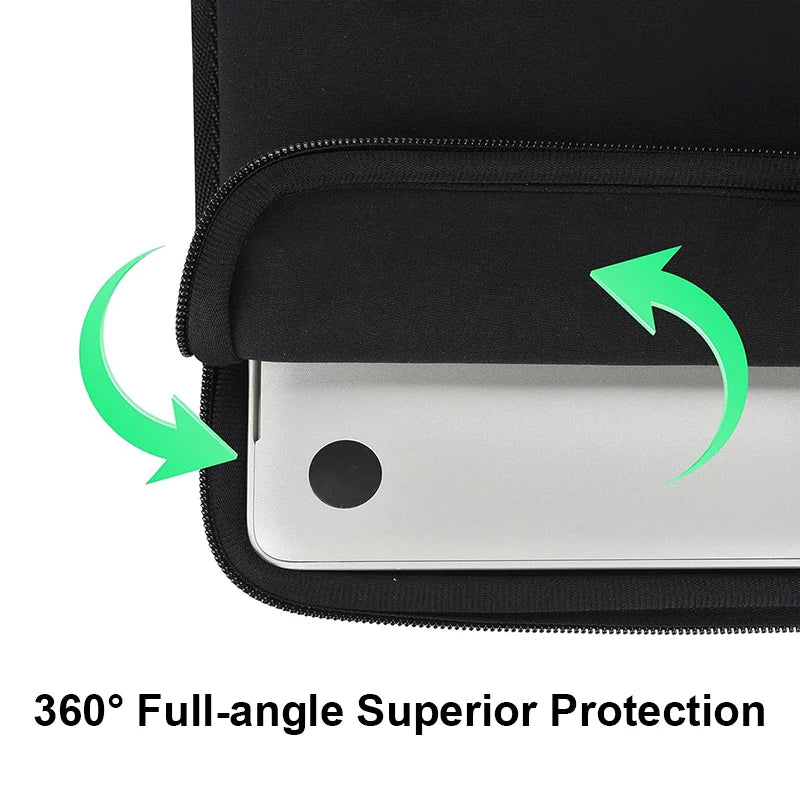 Black Laptop Bag 11 13 14 15 15.6 Inch For Lenovo Xiaomi Dell Notebook
