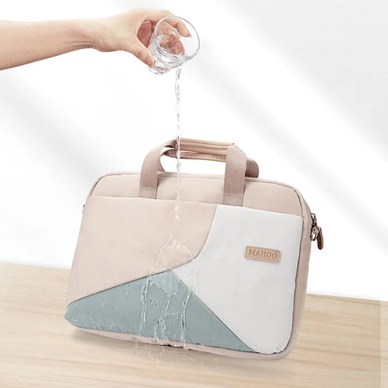 Xnyocn Laptop Sleeve Bag 15.6 inch Durable Briefcase Handle Bag