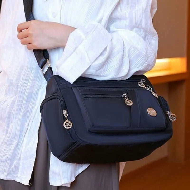 Women Nylon Waterproof Bag Messenger Bags For Lady Crossbody Large