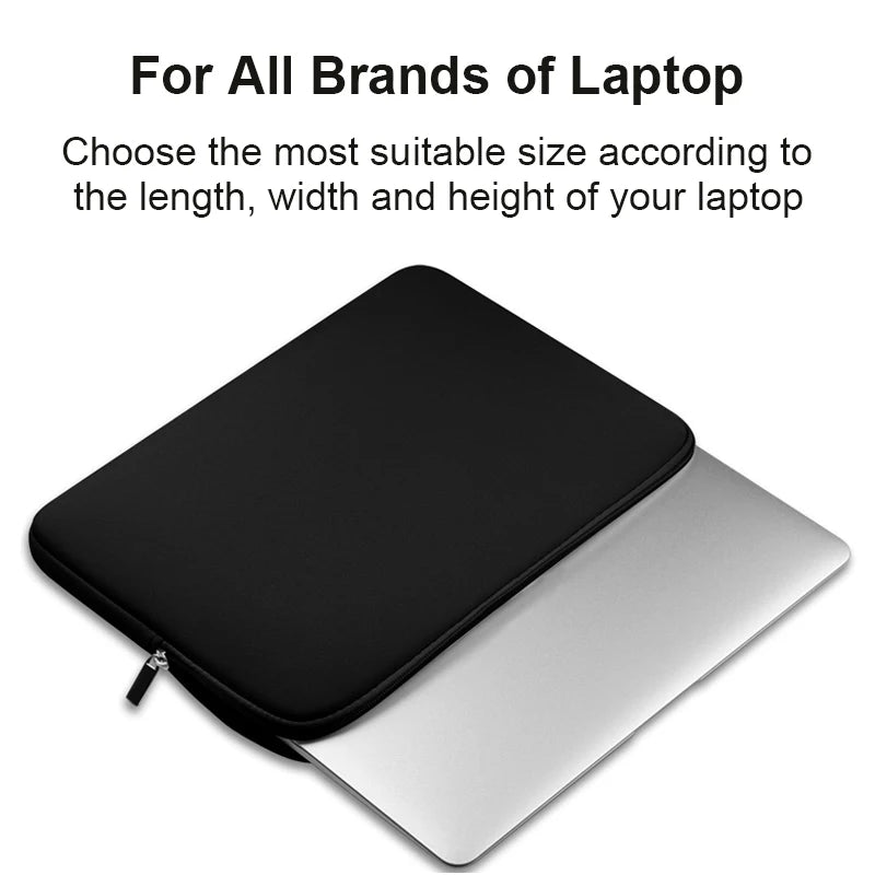 Black Laptop Bag 11 13 14 15 15.6 Inch For Lenovo Xiaomi Dell Notebook