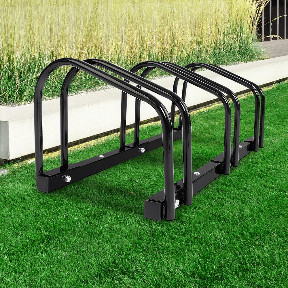 Weisshorn 3 Bike Stand Rack Bicycle Storage Floor Parking Holder