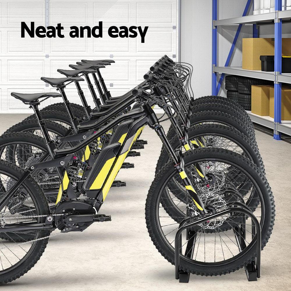 Weisshorn 6 Bike Stand Rack Bicycle Storage Floor Parking Holder