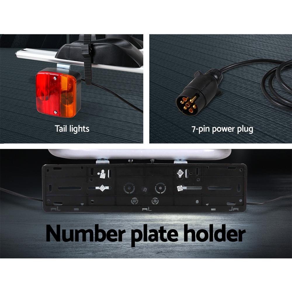 Giantz 4 Bicycle Bike Carrier Rack Car Towbar Hitch Ball Mount Tail
