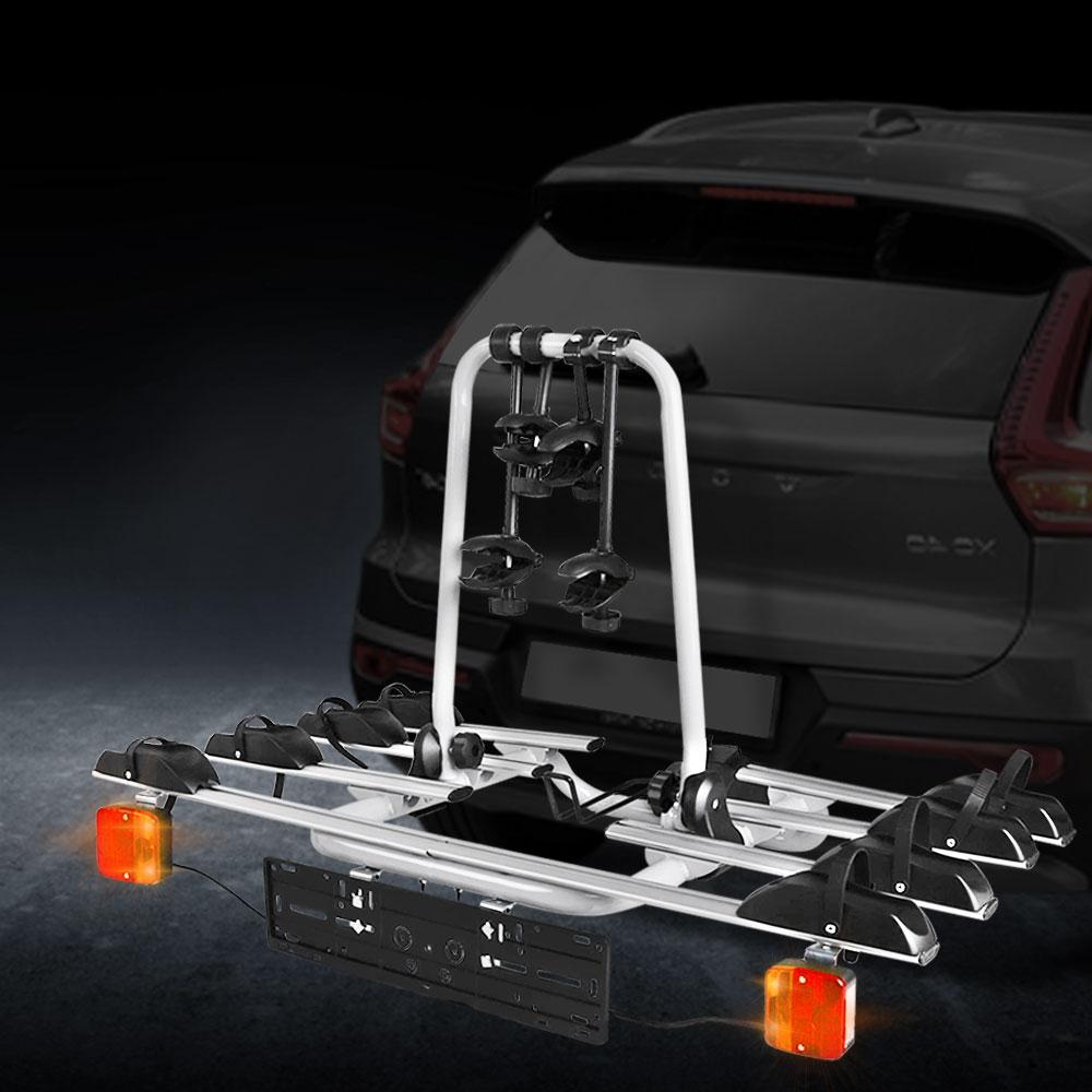 Giantz 4 Bicycle Bike Carrier Rack Car Towbar Hitch Ball Mount Tail
