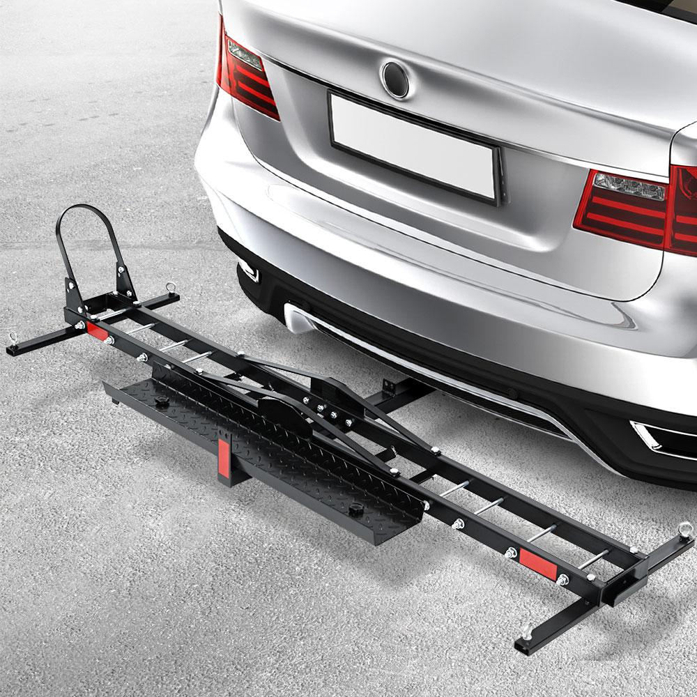 Giantz Motorcycle Motorbike Carrier Rack Arm Dirt Bike Ramp 2"Towbar