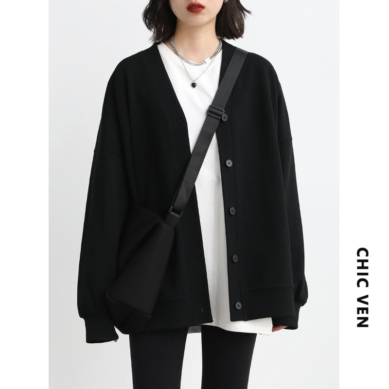 Womens Sweatshirts Autumn Korean | Korea Sweatshirt Women | Korean V