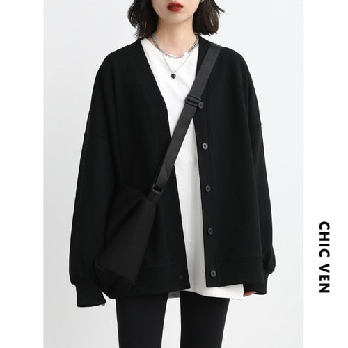 Womens Sweatshirts Autumn Korean | Korea Sweatshirt Women | Korean V