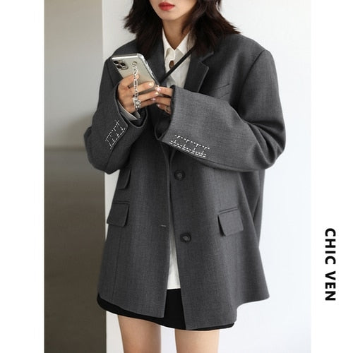Twill Blazers Women | Twil Blazer Women | Chic Blazer | Outerwear |