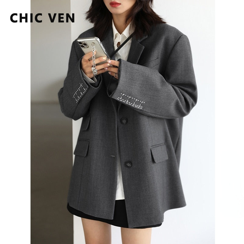Twill Blazers Women | Twil Blazer Women | Chic Blazer | Outerwear |