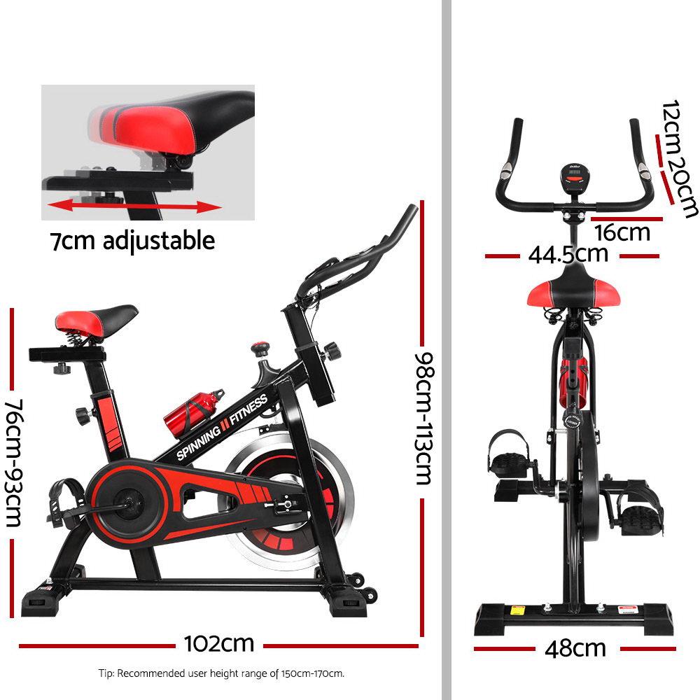 Everfit Spin Bike Exercise Bike Flywheel Cycling Home Gym Fitness