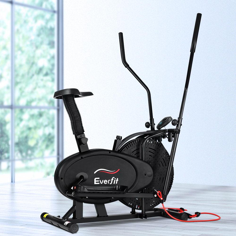 Everfit Exercise Bike 4 in 1 Elliptical Cross Trainer Home Gym Indoor