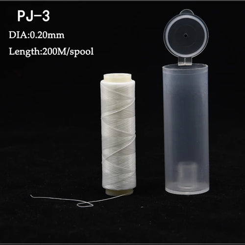 1pc PJ1/2/3/4/5/7 High Tensile Polyester Bait Elastic Thread Spool Sea