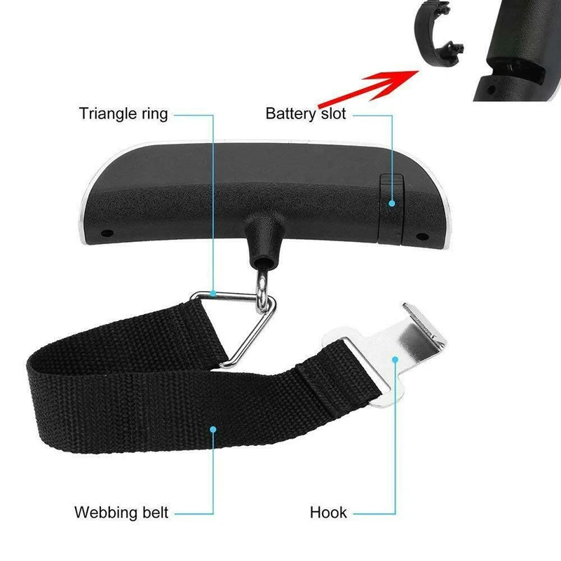50kg 10g Digital Scale Electronic Balance Kitchen Luggage Hanging