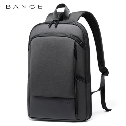 BANGE Slim Men Business Expandable Waterproof 15.6" Laptop Backpack