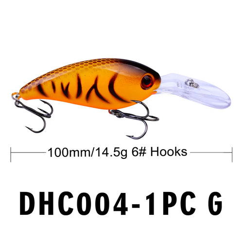 10cm 14.5g Crankbaits Fishing Lure Hard Baits Swimbaits Boat Ocean