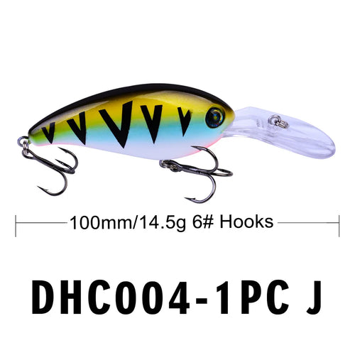 10cm 14.5g Crankbaits Fishing Lure Hard Baits Swimbaits Boat Ocean
