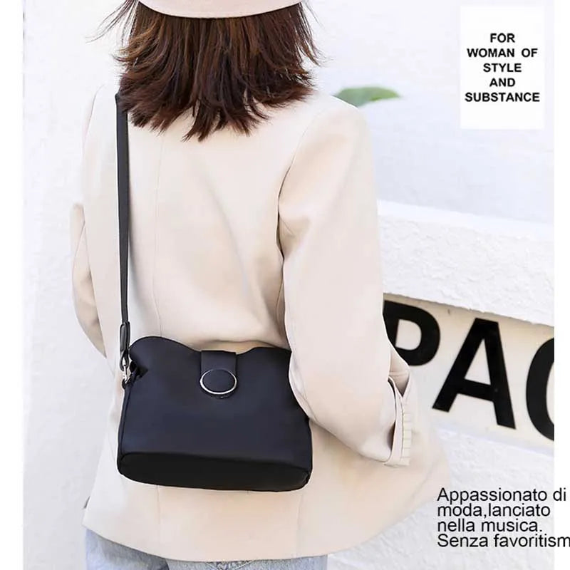 Vintage Nylon Waterproof Shoulder Bag Women Wild Crossbody Bag Simple