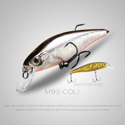 BEARKING Squad Minnow 95mm 14.8g 65mm 6g Tungsten weight system SP