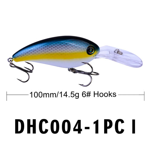 10cm 14.5g Crankbaits Fishing Lure Hard Baits Swimbaits Boat Ocean