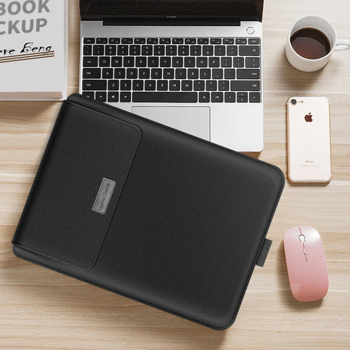 PU Stand Cover For Macbook Pro 16 Case 2023 M3 Laptop Sleeve For