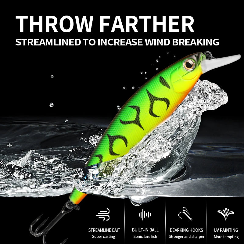 BEARKING Squad Minnow 95mm 14.8g 65mm 6g Tungsten weight system SP