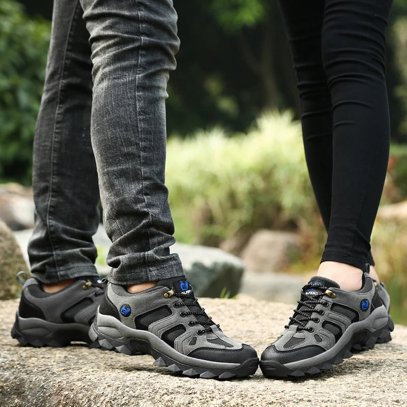 Outdoor Men Women Hiking Shoes Fashion Winter Warm Fur Trail Running