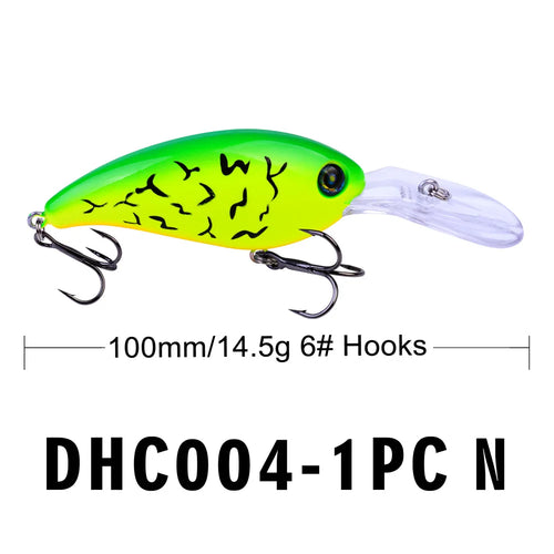 10cm 14.5g Crankbaits Fishing Lure Hard Baits Swimbaits Boat Ocean