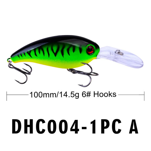 10cm 14.5g Crankbaits Fishing Lure Hard Baits Swimbaits Boat Ocean