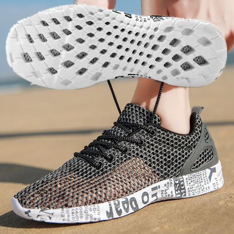 Hight Quality Summer Mens Casual Shoes Aqua Shoes Origin Air Mesh