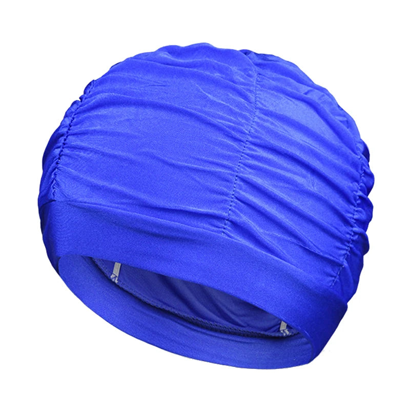 New Solid Color Long Hair Women Men Swim Pool Seaside Water Sports