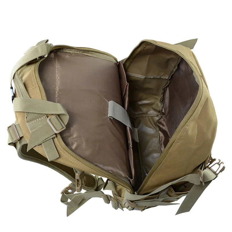 40L Camping Backpack Men's Bag Travel Bags Tactical Molle Climbing