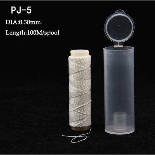 1pc PJ1/2/3/4/5/7 High Tensile Polyester Bait Elastic Thread Spool Sea