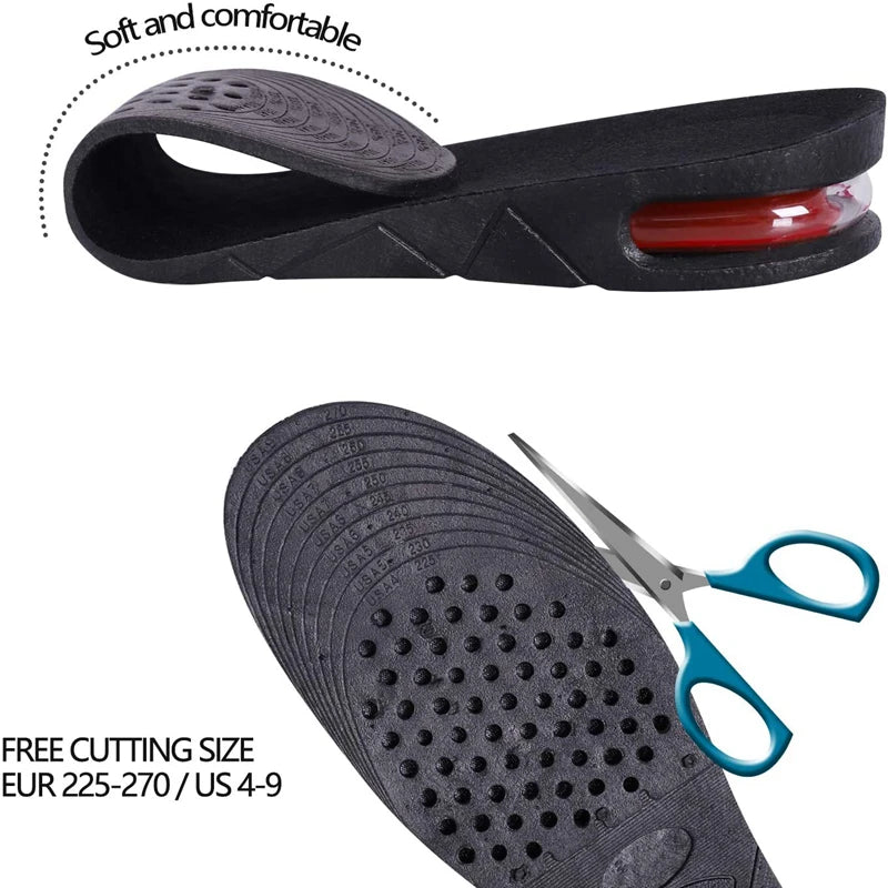 New Invisible Increase Height Insole Foot Pad Heightening Cushion Lift