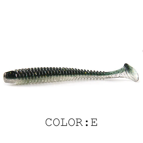 2023 HOT Impact Ring Shad Fishing Lure Soft 63mm 80mm 97mm Plastics