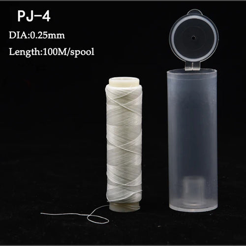 1pc PJ1/2/3/4/5/7 High Tensile Polyester Bait Elastic Thread Spool Sea