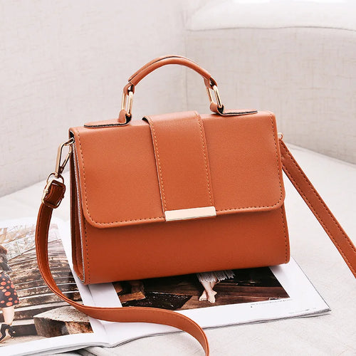 Hot Sale Flap Sling Shoulder Bags for Women Solid Color Crossbody