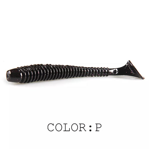 2023 HOT Impact Ring Shad Fishing Lure Soft 63mm 80mm 97mm Plastics