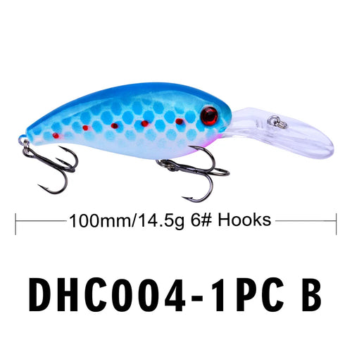 10cm 14.5g Crankbaits Fishing Lure Hard Baits Swimbaits Boat Ocean