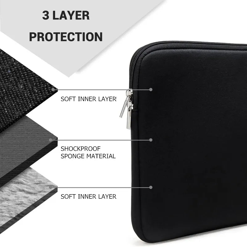 Laptop Bag Notebook Case Sleeve Cover 11 12 14 15 15.6 Inch For