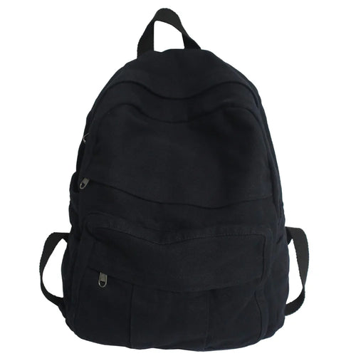 Girl Fabric School Bag New Fashion College Student Vintage Women