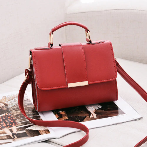 Hot Sale Flap Sling Shoulder Bags for Women Solid Color Crossbody