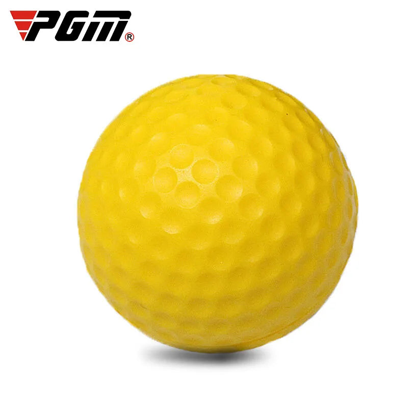 10Pcs Yellow PU Foam Golf Balls Sponge Elastic Indoor Outdoor Practice