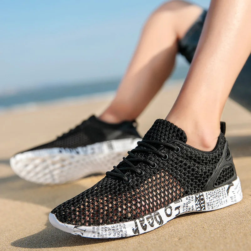 Hight Quality Summer Mens Casual Shoes Aqua Shoes Origin Air Mesh
