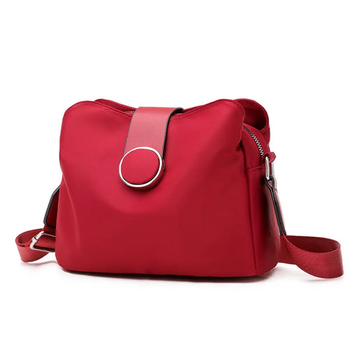 Vintage Nylon Waterproof Shoulder Bag Women Wild Crossbody Bag Simple