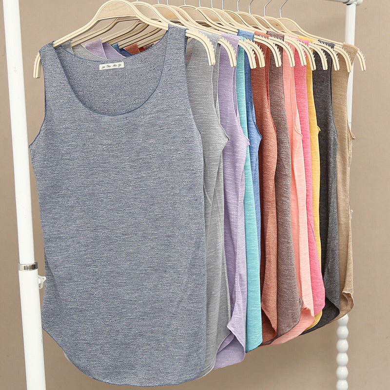 HOT summer Fitness Tank Top New T Shirt Plus Size Loose Model Women T
