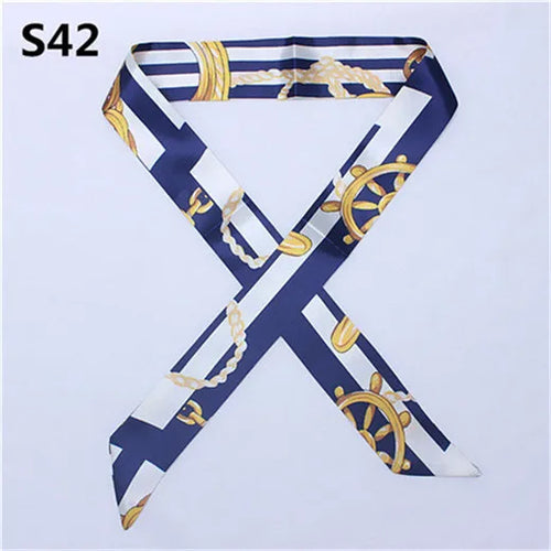 47 Colors Brand Bandana Small Silk Bag Scarf Women Head Hijab Scarf